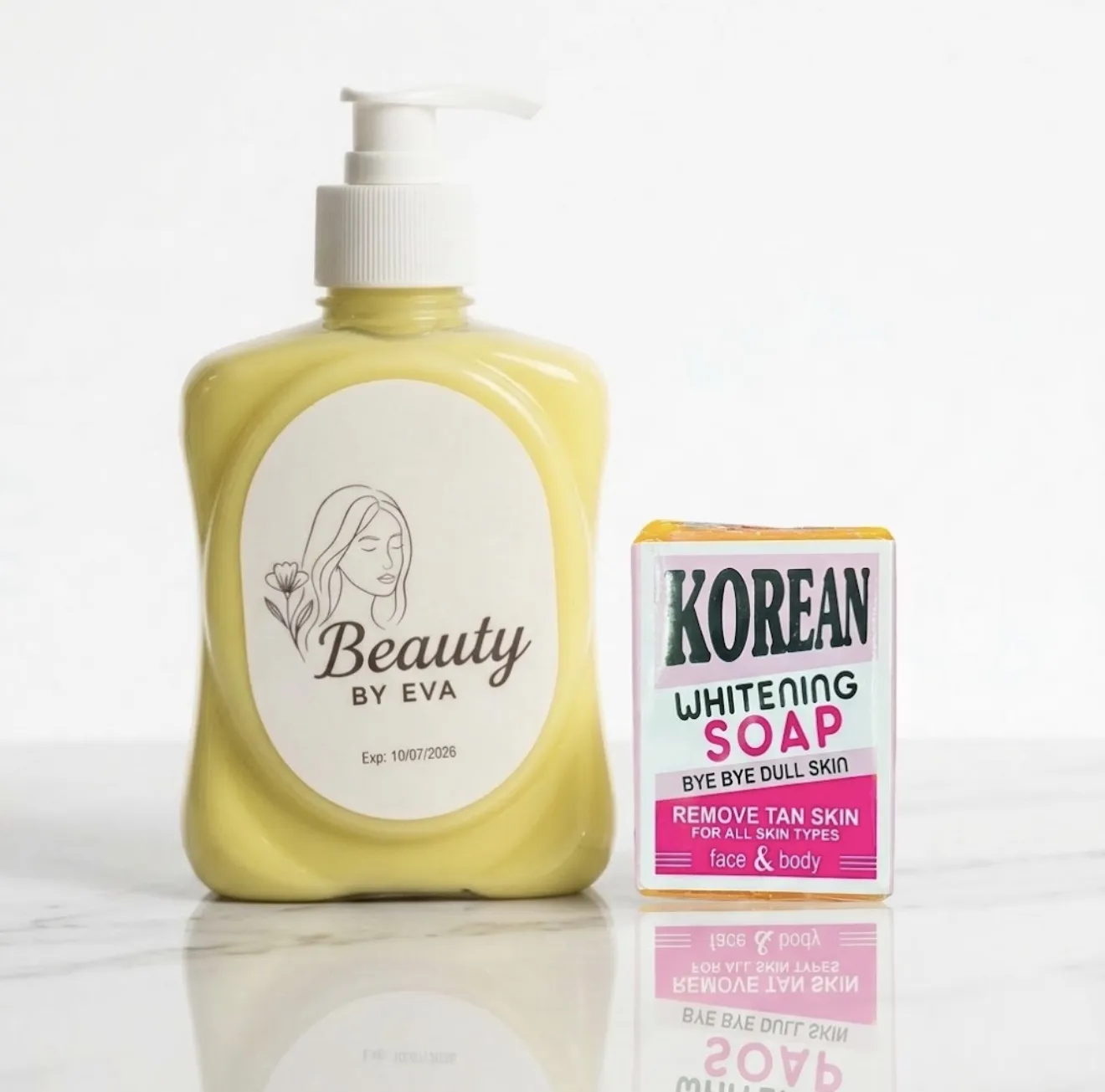 Whitening Body Lotion + Korean Whitening Soap
